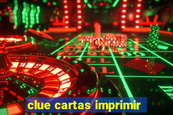 clue cartas imprimir